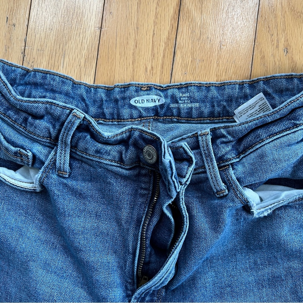 Old Navy Medium Blue High-Rise Women's Jeans